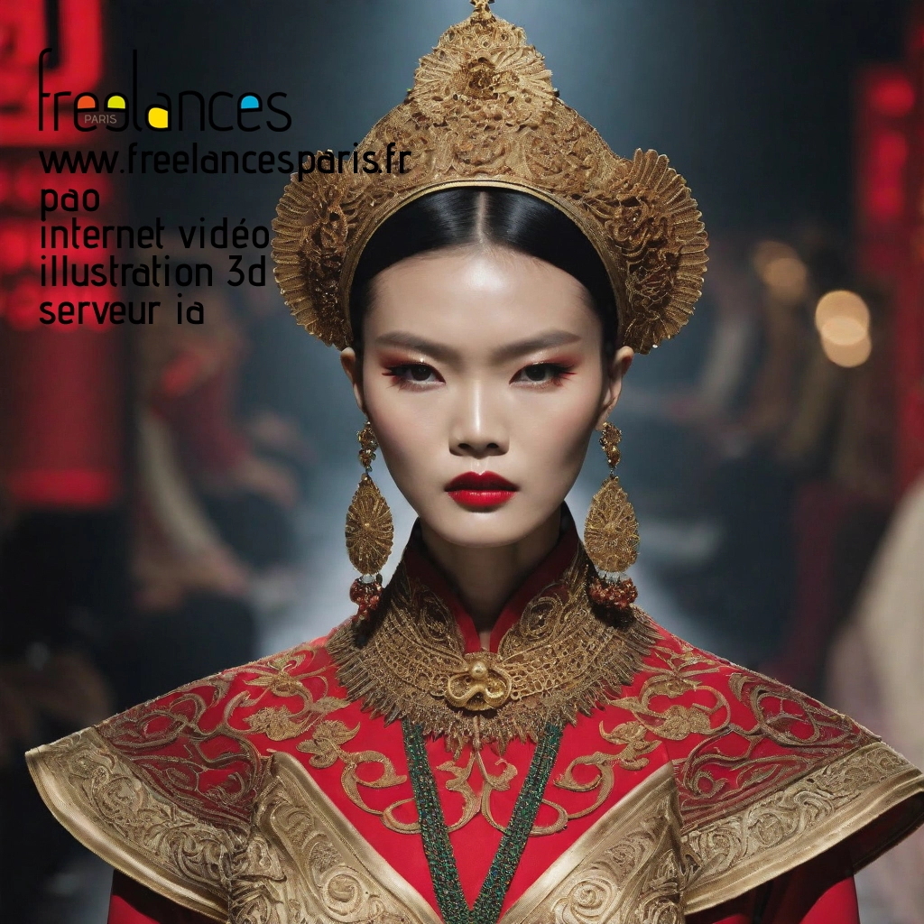 Pao mise en page internet vidéo illustration 3d serveur IA générative AI freelance paris studio de création magazines le08kf80